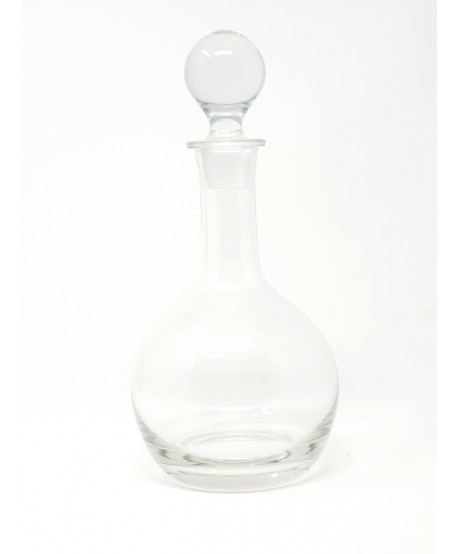 Botella cristal licorera Alt.27cm d.13cm 0,70litros