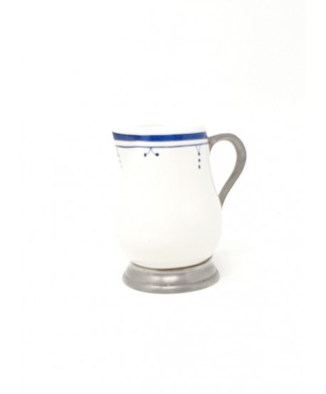 Jarrita leche cerámica estaño Alt.10cm d.7cm