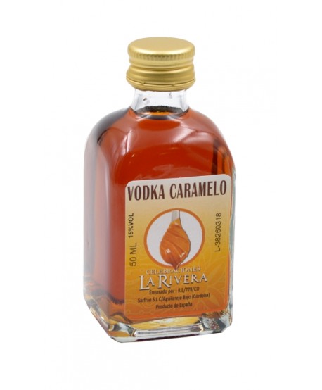 Licor 50ml Frasca 15% Alt.8cm vodka&caramelo