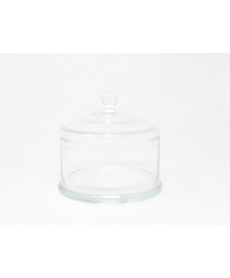 Alquiler cristal bombonera redonda Alt.18cm d.18cm mesas dulces