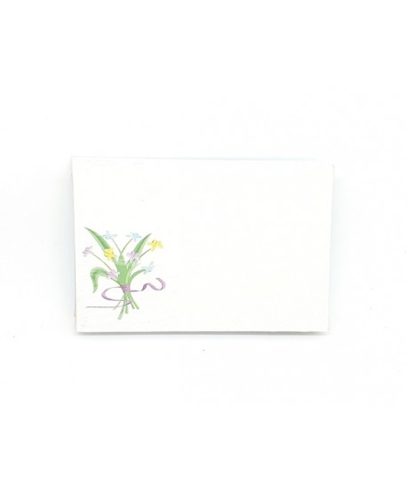 Lote 50 tarjetas regalo 9,4x6,2cm ramo iris