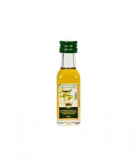 Aceite de oliva virgen extra cristal Marasca 20ml Alt.9cm