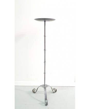 Candelabro hierro Alt 60cm d 14cm gris
