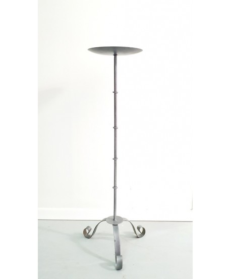 Candelabro mesa hierro Alt.60cm d.14cm gris