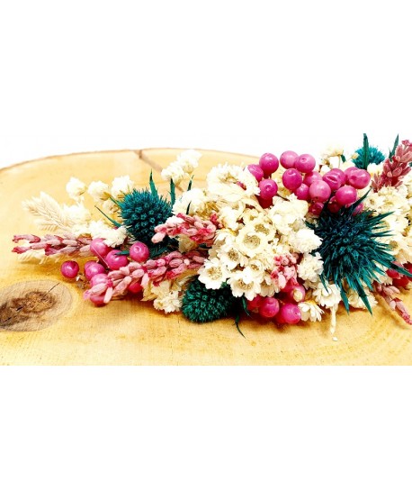 Corona de niña abierta 16 x 3,5cm línea Tavira de flores preservadas