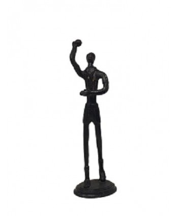 Figura bronce viejo jugador baloncesto 28cm