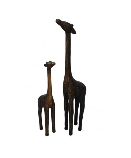 Figura madera jirafa 72x16x9cm