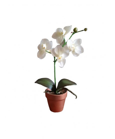 Maceta artificial orquídea d. 8cm Alt.30cm 