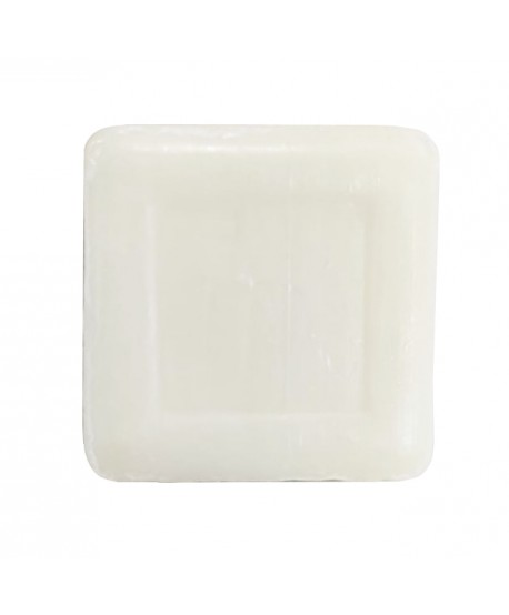 Jabón cuadrado blanco 4,5x4,5cm