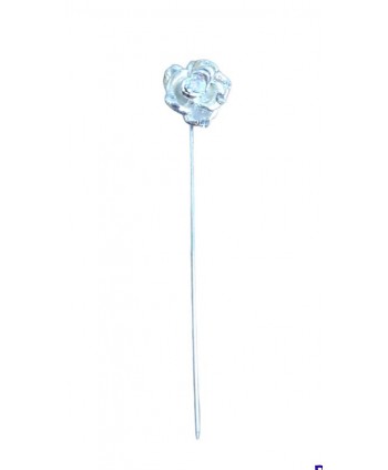 Alfiler novia  41052 flor cristal plata