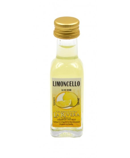 Licor 20ml Marasca cristal 15% Alt.9cm limoncello