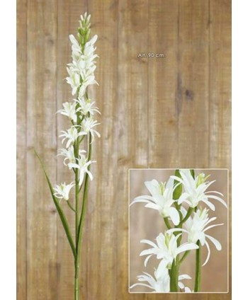 Nardo artificial 90cm blanco