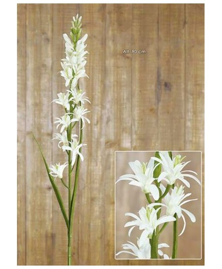 Nardo artificial 90cm blanco