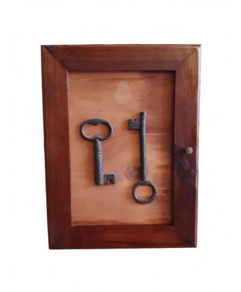 Portallavero llaves madera envejecida 20 5x27x6cm