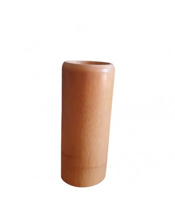 Florero bambú pulido d  8cm Alt 18cm 