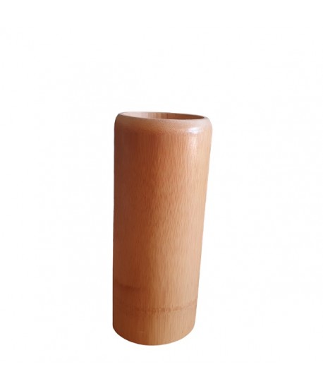 Florero bambú pulido d. 8cm Alt.18cm 