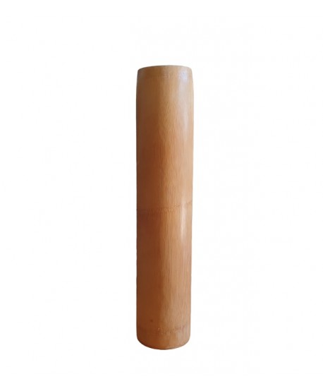 Florero bambú pulido d.12cm Alt.48cm 