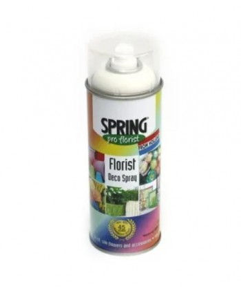 Spray SPRING para flor natural 400ml blanco