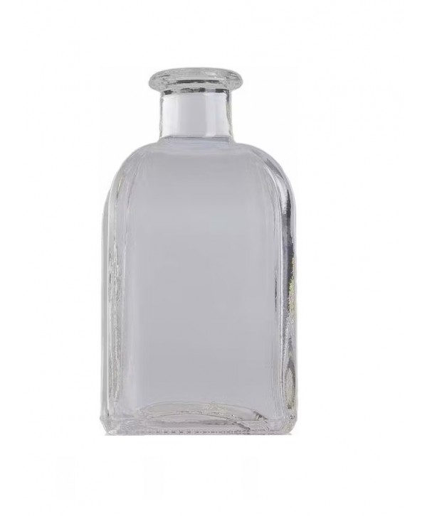 Alquiler florero mini cristal botella 250ml Alt 13 5cm x d 6x6cm transparente 