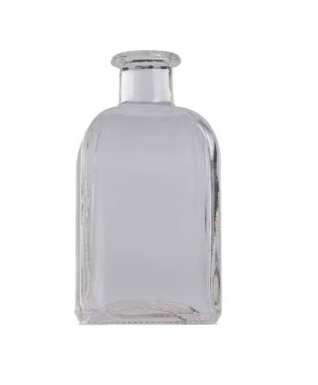 Alquiler florero mini cristal botella 250ml Alt.13,5cm x d.6x6cm transparente 