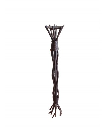 Portavela candelabro hierro ramas d 9cm Alt 48cm