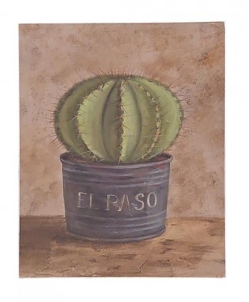 Cuadro lamina 20x25cm cactus El Paso