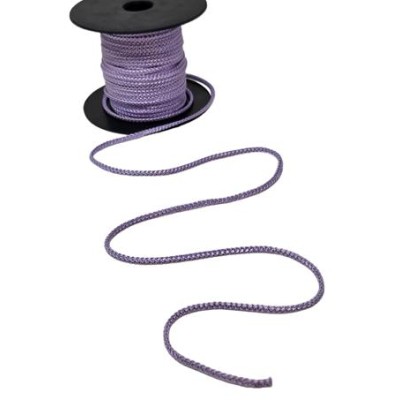 Rollo cordón trencilla rayón 50 mts  3mm lila 