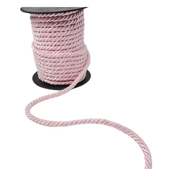 Metro cordón rayón 6mm rosa