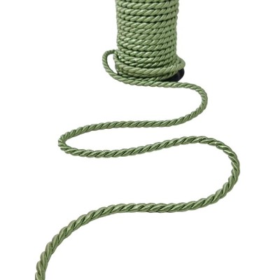 Rollo cordón rayón 6mm 25mts verde
