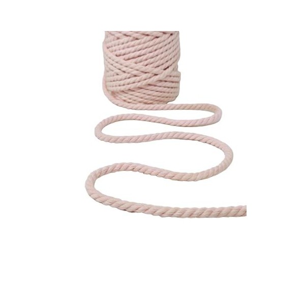 Metro cordón algodón 6mm rosa