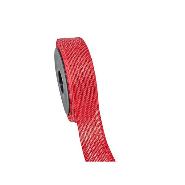 Metro cinta yute 40mm rojo