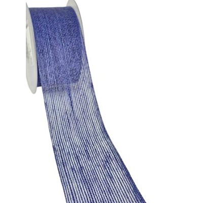 Rollo cinta yute 60mm 15mts  azul 