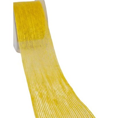 Rollo cinta yute 60mm 15mts  amarilla
