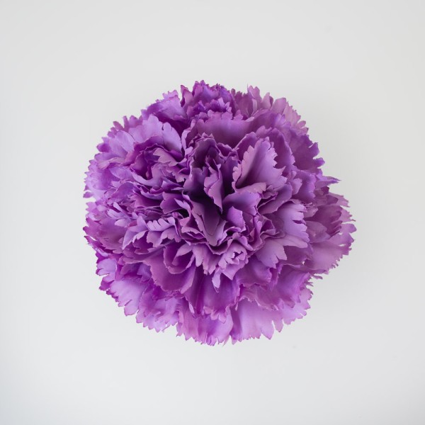 Flor de flamenca clavel d.10cm malva