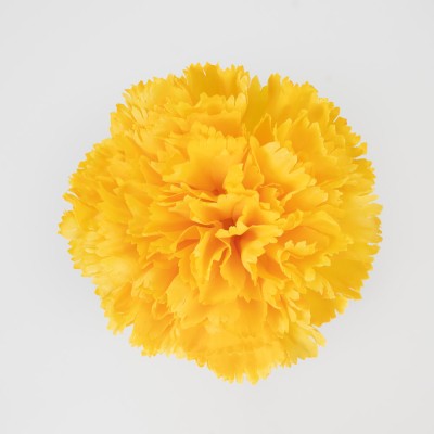 Flor de flamenca clavel amarillo