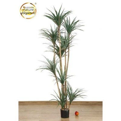 Planta artificial drácena x 9 Alt 180 cm  verde 