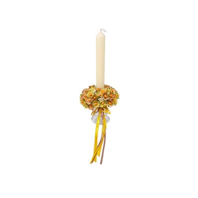 Candel ring o aro para velas 17057 naranja