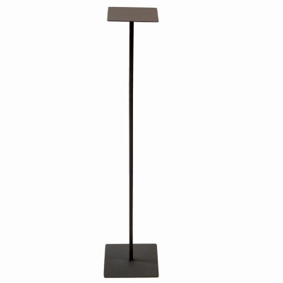 Alquiler candelabro mesa 1 brazo negro x 85cm 