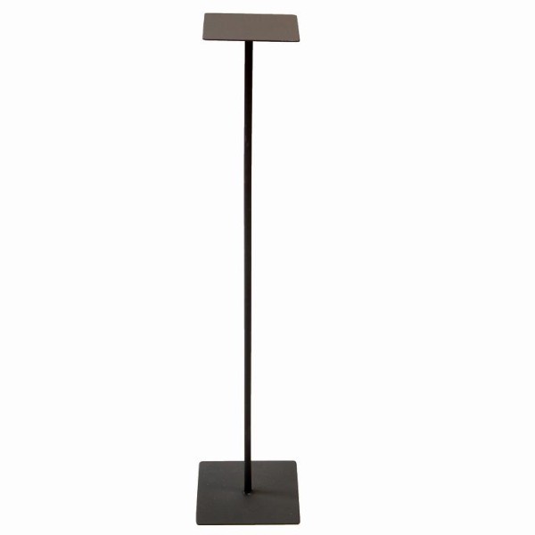 Alquiler candelabro hierro mesa 1 brazo negro x 85cm 