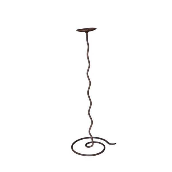 Alquiler candelabro hierro suelo oxidado Alt. 60cm marroquí