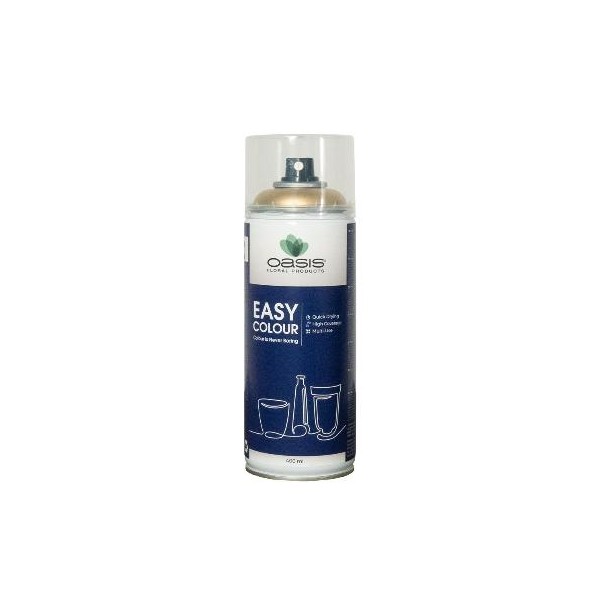 Caja 6 Spray oasis 400 ml oro metalizado