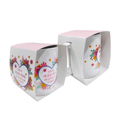 Taza Mejor Mamá 9 x 8cm c/caja