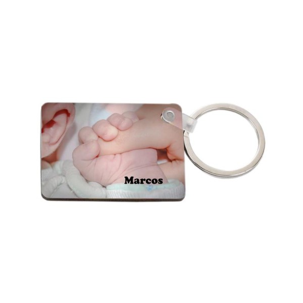 Llavero personalizable 5x6cm c/foto y texto