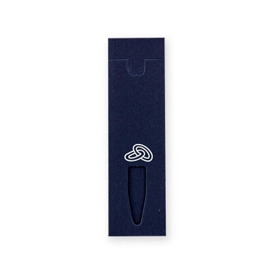 Envase funda bolígrafo 6 x 10cm alianzas azul