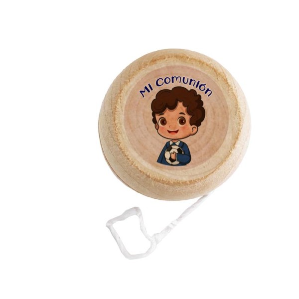 Yoyo madera personalizable niño comunión