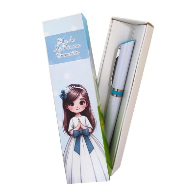 Bolígrafo personalizable   caja niña comunión