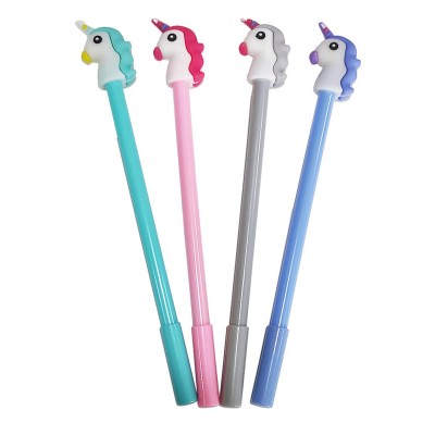 Bolígrafo cabezas unicornios surtidos