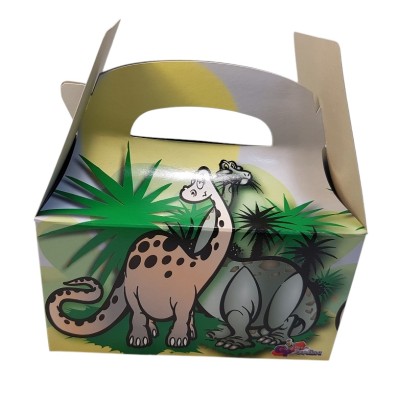Caja cartón 15x10x10cm animales /payasos/mago/nomos para golosinas