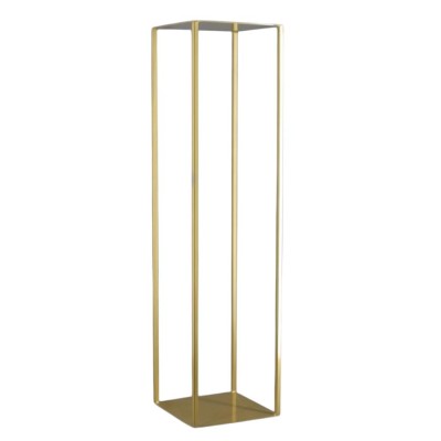 Alquiler candelabro mesa hierro dorado Alt  80cm