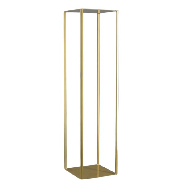 Alquiler candelabro mesa hierro dorado Alt. 80cm